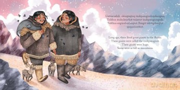 The Great Giants of the Arctic: Bilingual Inuktitut and English Edition - Kaja Kajfež [KSIĄŻKA]