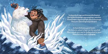 The Great Giants of the Arctic: Bilingual Inuktitut and English Edition - Kaja Kajfež [KSIĄŻKA]