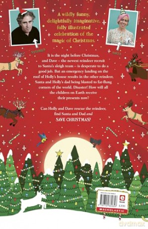 The Great Reindeer Rescue (the laugh-out-loud, highly illustrated, future Christmas classic from bestselling Stephen Mangan) - Stephen Mangan [KSIĄŻKA]
