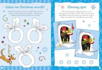 The Grinch Christmas Activity Book: The most fabulous festive children's activity book featuring amazing content from Dr. Seuss's HOW THE GRINCH STOLE CHRISTMAS! - Dr. Seuss [KSIĄŻKA]