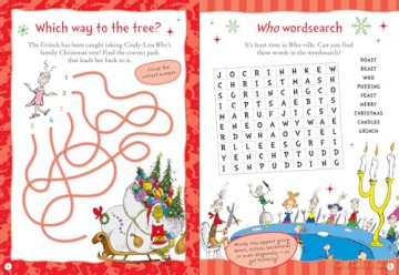 The Grinch Christmas Activity Book: The most fabulous festive children's activity book featuring amazing content from Dr. Seuss's HOW THE GRINCH STOLE CHRISTMAS! - Dr. Seuss [KSIĄŻKA]