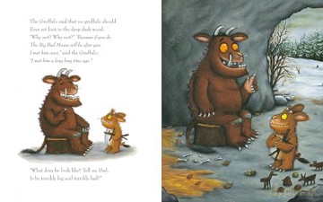 The Gruffalo's Child 20th Anniversary Edition: with a shiny blue foil cover and fun activities to make and do! - Julia Donaldson [KSIĄŻKA]