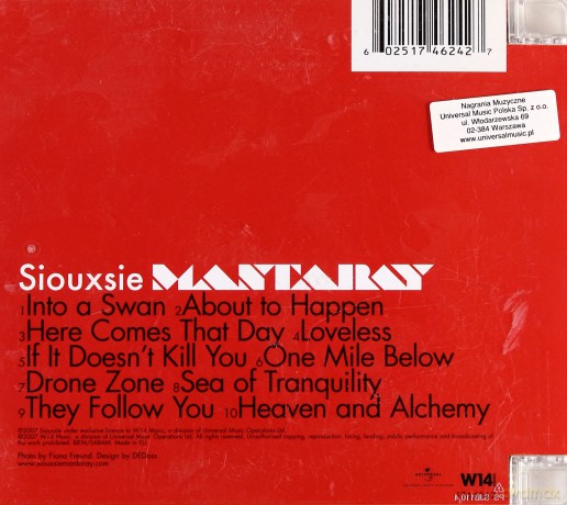 Siouxsie: Mantaray [CD]