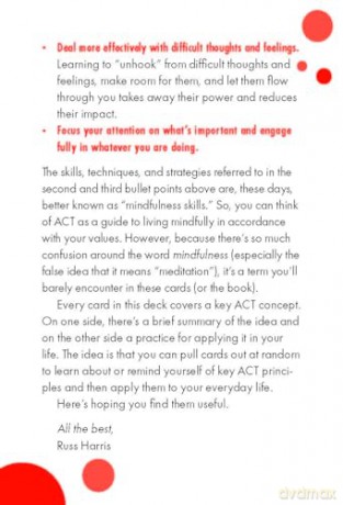 The Happiness Trap Cards: 50 ACT-Based Prompts, Practices, and Reflections to Help You Stop Struggling and Start Living - Russ Harris [KSIĄŻKA]