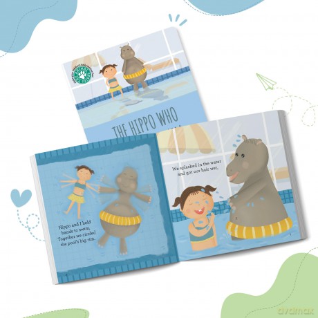 The Hippo Who Came to Swim (Animal Series) - Priyanka Agarwal Mehta [KSIĄŻKA]