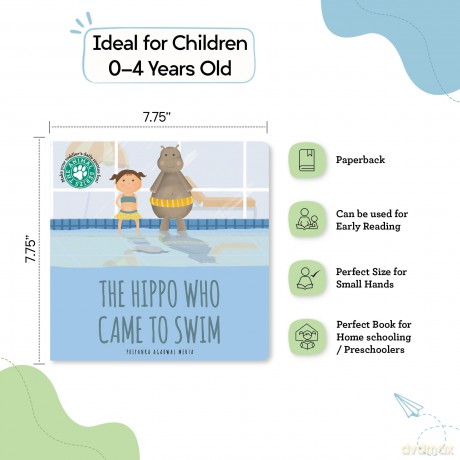 The Hippo Who Came to Swim (Animal Series) - Priyanka Agarwal Mehta [KSIĄŻKA]