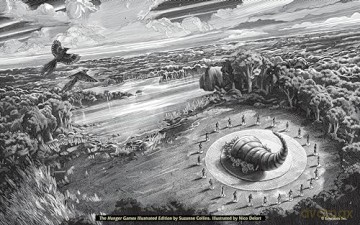 The Hunger Games: Illustrated Edition (the number one global phenomenon now with extraordinary art by Nico Delort) - Suzanne Collins [KSIĄŻKA]