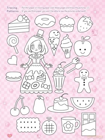 The Kawaii Princess Drawing and Activity Book: Draw Cute Princesses with Mix-and-Match Clothing, Hair and Accessories! (With 150 colorful stickers) [KSIĄŻKA]