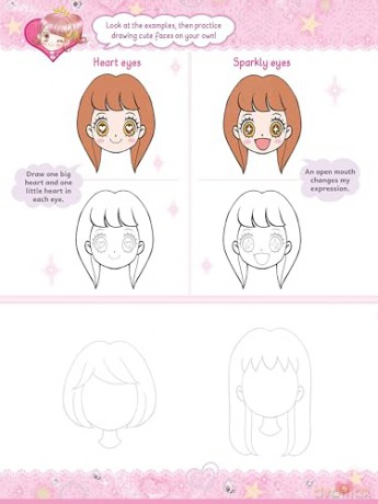 The Kawaii Princess Drawing and Activity Book: Draw Cute Princesses with Mix-and-Match Clothing, Hair and Accessories! (With 150 colorful stickers) [KSIĄŻKA]