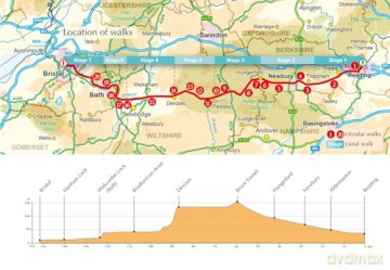 The Kennet and Avon Canal: Hiking the full canal from Reading to Bristol plus 20 day walks - Steve Davison [KSIĄŻKA]