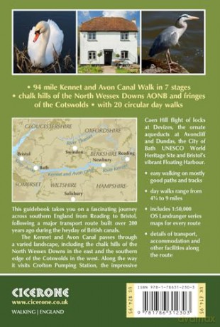 The Kennet and Avon Canal: Hiking the full canal from Reading to Bristol plus 20 day walks - Steve Davison [KSIĄŻKA]