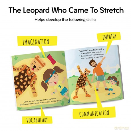 The Leopard Who Came To Stretch (Animal Series) - Priyanka Agarwal Mehta [KSIĄŻKA]