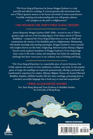 The Lion's Roar of a Yogi-Poet: The Great Song of Jetsun Dragpa Gyaltsen - Lama Migmar Tseten [KSIĄŻKA]