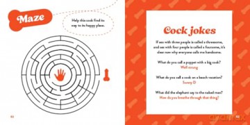The Little Book of Cock: A Hilarious Activity Book for Adults Featuring Jokes, Puzzles, Trivia and More [KSIĄŻKA]