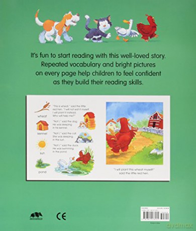 The Little Red Hen (Giant Size) (First Reading Book) - Nicola Baxter [KSIĄŻKA]