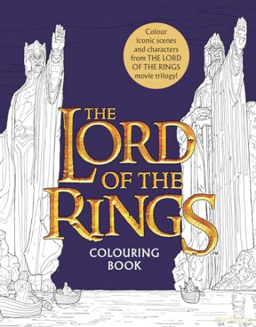 The Lord of the Rings Movie Trilogy Colouring Book: Official and Authorised - Warner Brothers [KSIĄŻKA]