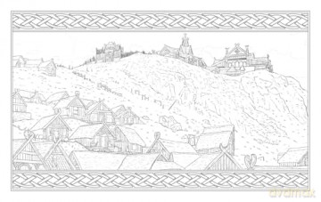 The Lord of the Rings: The War of the Rohirrim Official Colouring Book - Warner Bros. [KSIĄŻKA]