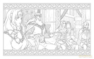 The Lord of the Rings: The War of the Rohirrim Official Colouring Book - Warner Bros. [KSIĄŻKA]