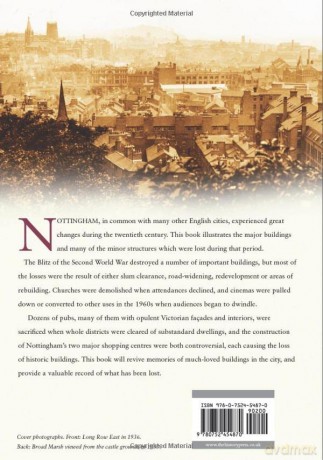 The Lost Buildings of Nottingham: Britain in Old Photographs - Douglas Whitworth [KSIĄŻKA]