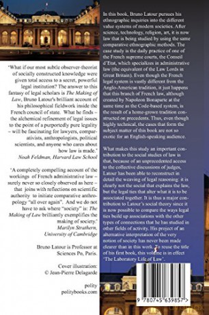 The Making of Law: An Ethnography of the Conseil d'Etat: An Ethnography of the Conseil D'Etat (Revised) - Prof Bruno Latour [KSIĄŻKA]