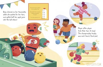 The Maths Adventurers Go Bowling: A Story About Fractions (The Math Adventurers) - Sital Gorasia Chapman [KSIĄŻKA]