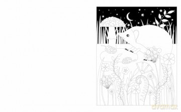 The Midnight Garden Colouring Book: Over 45 Enchanting Images (Arcturus Creative Colouring) - Maria Brzozowska [KSIĄŻKA]