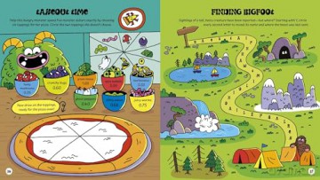The Monster Activity Book: Mazes, Dot to Dot, Drawing, Puzzles, and More! - Emily Stead [KSIĄŻKA]