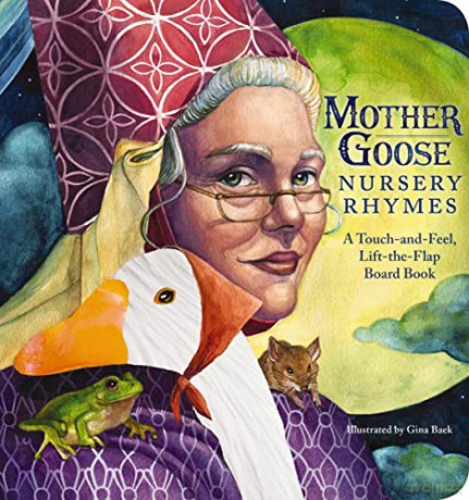 The Mother Goose Nursery Rhymes Touch and Feel Board Book: A Touch and Feel Lift the Flap Board Book - Thomas Nelson [KSIĄŻKA]