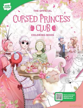 The Official Cursed Princess Club Coloring Book: 46 original illustrations to color and enjoy (WEBTOON) - LambCat [KSIĄŻKA]