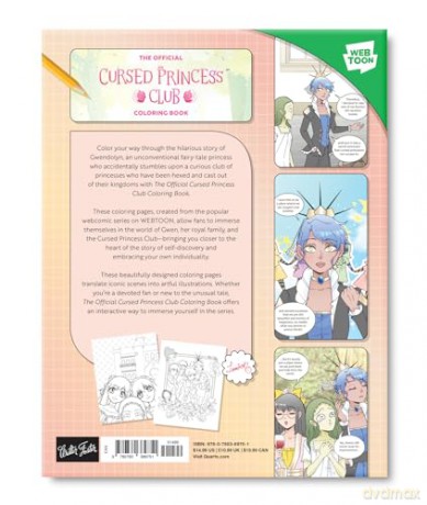 The Official Cursed Princess Club Coloring Book: 46 original illustrations to color and enjoy (WEBTOON) - LambCat [KSIĄŻKA]