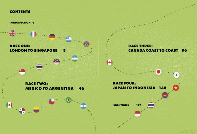 The Official Race Across the World Puzzle Book - Roland Hall [KSIĄŻKA]