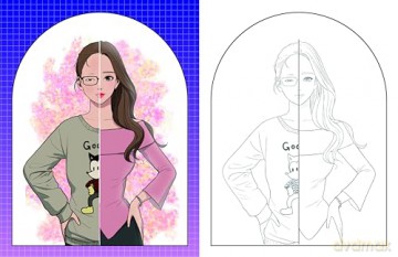 The Official True Beauty Coloring Book: 46 original illustrations to color and enjoy (WEBTOON) - Yaongyi [KSIĄŻKA]