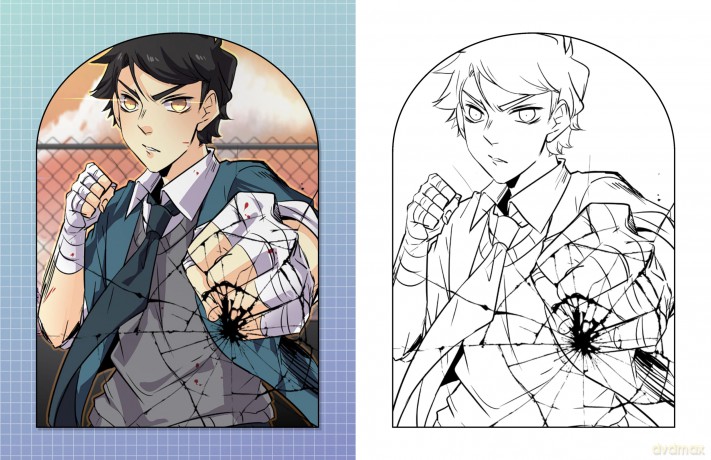 The Official unOrdinary Coloring Book: 46 original illustrations to color and enjoy (WEBTOON) - Uru-chan [KSIĄŻKA]