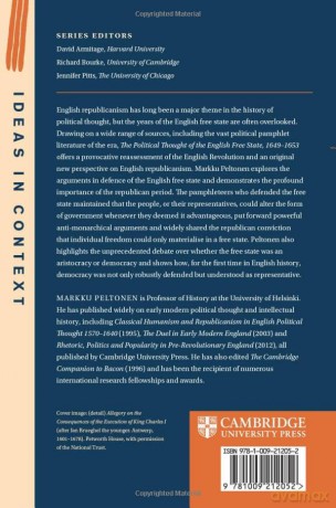 The Political Thought of the English Free State, 1649-1653 (Ideas in Context) - Markku Peltonen [KSIĄŻKA]