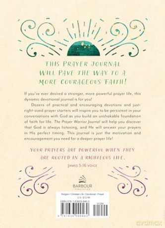 The Prayer Warrior Journal: Devotions and Prayers for a Courageous Faith - Carey Scott [KSIĄŻKA]