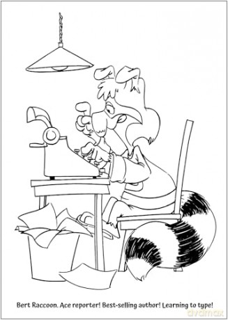 The Raccoons Colouring Book (The Racoons) - Kevin Gillis [KSIĄŻKA]
