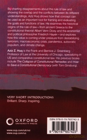 The Rule of Law: A Very Short Introduction (Very Short Introductions) - Aziz Z. Huq [KSIĄŻKA]