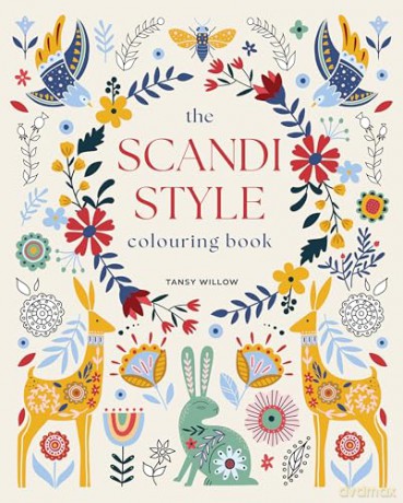 The Scandi Style Colouring Book: Over 40 Designs to Colour (Arcturus Creative Colouring) - Tansy Willow [KSIĄŻKA]