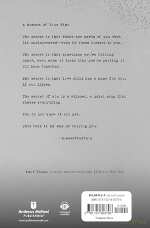 The Secret of You: Poetry About Shadows and Light (The Souls Trilogy) - Iain S. Thomas [KSIĄŻKA]