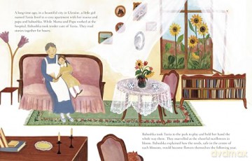 The Sunflowers Babushka Planted: A Ukrainian Family's Refugee Story - Beatrice Rendón [KSIĄŻKA]