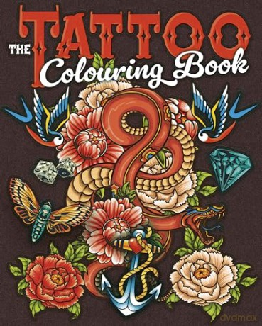 The Tattoo Colouring Book: Over 45 Images to Colour (Arcturus Creative Colouring) - Tansy Willow [KSIĄŻKA]