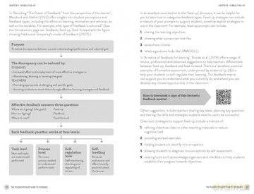 The Teacher Toolkit Guide to Feedback (Teacher Toolkit Guides) - Ross Morrison McGill [KSIĄŻKA]