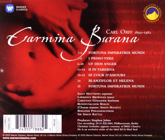Sir Simon Rattle: Carmina Burana [CD]