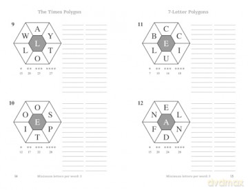 The Times Polygon Book 1: Unleash your mental dexterity with mind-bending word wheel puzzles that will challenge your brain! (The Times Puzzle Books) - The Times Mind Games [KSIĄŻKA]