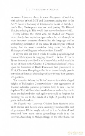 The Tories: A Tragedy: The new Shakespearean retelling of 14 years of Conservative rule from the hilarious satirist behind the Secret Tory - Henry Morris [KSIĄŻKA]