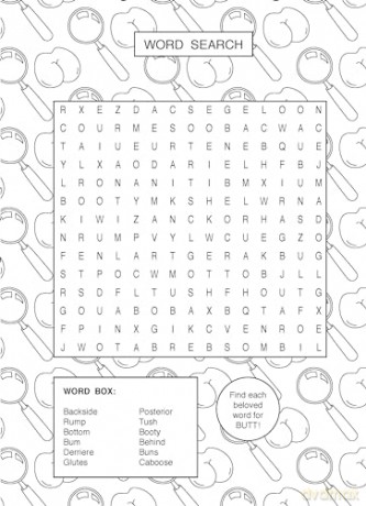 The Ultimate Butt Coloring and Activity Book - Brains [KSIĄŻKA]