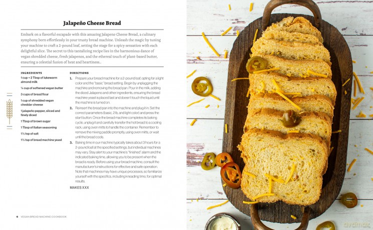 The Vegan Bread Machine Cookbook: Splendid Plant-Based and Dairy-Free Vegan Breads - Shane Martin [KSIĄŻKA]