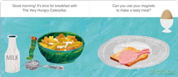 The Very Hungry Caterpillar's Time to Eat! Magnet Book - Eric Carle [KSIĄŻKA]