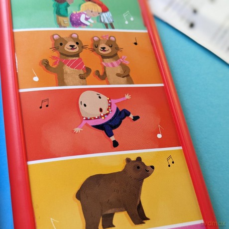 The Wheels On The Bus Nursery Rhyme Sound Book - 7 Songs To Play And Sing [KSIĄŻKA]