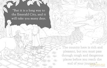 The Wonderful Wizard of Oz Colouring Book - Macmillan [KSIĄŻKA]